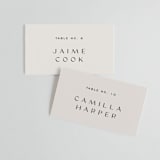 "Wine Label" - Place Cards in Stone by Owl and Toad - Front with Free Guest Printing