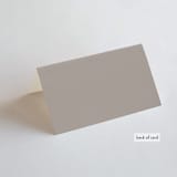 "Wine Label" - Place Cards in Stone by Owl and Toad - Folded Back of Card