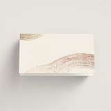 "gentleness" - Place Cards in Sand by Sumak Studio - Folded Back of Card