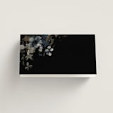 "Vintage Botanical" - Place Cards in Midnight by Grace Kreinbrink - Folded Back of Card