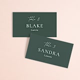 "winter's edge" - Place Cards in Alpine by Eric Clegg - Front with Free Guest Printing