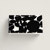 "Paire" - Place Cards in Tuxedo by Kate Ahn - Folded Back of Card