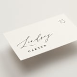 "Paire" - Place Cards in Tuxedo by Kate Ahn - Detail