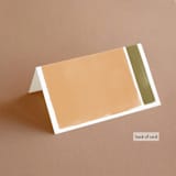 "Concord" - Place Cards in Moss by Robert and Stella - Folded Back of Card