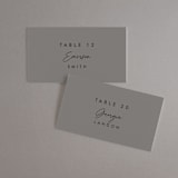 "The Ultimate After Party" - Place Cards in Fog by Becky Nimoy - Front with Free Guest Printing