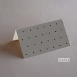 "The Ultimate After Party" - Place Cards in Fog by Becky Nimoy - Folded Back of Card