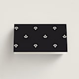 "Simply Classic" - Place Cards in Ebony by Laura Hamm - Blank front