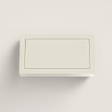 "Warm affection" - Place Cards in Ivory by Stacey Meacham - Blank front