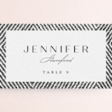 "Elegant Ethno" - Place Cards in Noir by FRANI - Detail