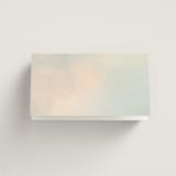 "Daybreak" - Place Cards in Dove by Olivia Kanaley Inman - Folded Back of Card