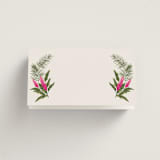 "Tropical garden" - Place Cards in Lime by Elly - Blank front