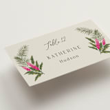 "Tropical garden" - Place Cards in Lime by Elly - Detail