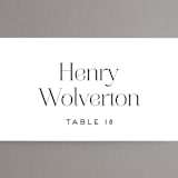 "Aligning" - Place Cards in Tuxedo by Genna Blackburn - Detail