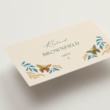 "Flutter" - Place Cards in Sunset by Jen Owens - Detail