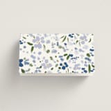 "Meander" - Place Cards in Deep Sea by Angela Marzuki - Folded Back of Card