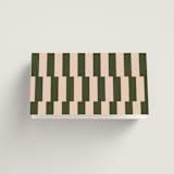 "Martini" - Place Cards in Olive by Pixel and Hank - Folded Back of Card