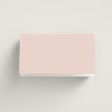"Charleston" - Place Cards in Blush by Megan Davis - Folded Back of Card