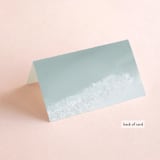 "Seaside" - Place Cards in Seaglass by Rebecca Durflinger - Folded Back of Card