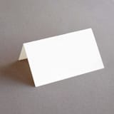 "Symphony" - Place Cards in Pearl by Jackie Mangiolino - Blank front