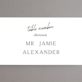 "Symphony" - Place Cards in Pearl by Jackie Mangiolino - Detail