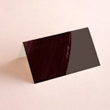 "Garnet" - Place Cards in Walnut by Olivia Kanaley Inman - Blank front