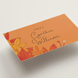 "Fall in Love" - Place Cards in Autumn by Morgan Ramberg - Detail