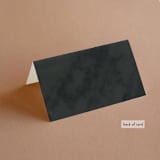"Modern Squares" - Place Cards in Flamingo by FRANI - Folded Back of Card