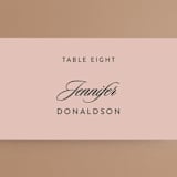 "Modern Squares" - Place Cards in Flamingo by FRANI - Detail