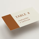 "Stripes" - Place Cards in Wave by Kelly Watkins - Detail