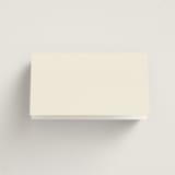 "Floral Emblem" - Place Cards in Cream by Baumbirdy - Folded Back of Card