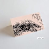 "The Grid" - Place Cards in Rosebud by Mansi Verma - Folded Back of Card