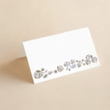 "Rocky Seaside Frame" - Place Cards in Ocean by Shiny Penny Studio - Blank front