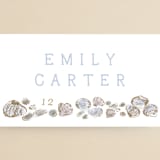 "Rocky Seaside Frame" - Place Cards in Ocean by Shiny Penny Studio - Detail