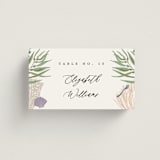 "Part Of Your World from Disney's Little Mermaid" - Place Cards in Sea by Alethea and Ruth - Front with Free Guest Printing