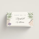"Part Of Your World from Disney's Little Mermaid" - Place Cards in Sea by Alethea and Ruth - Folded with Free Guest Printing