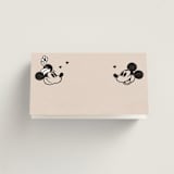 "Disney's Retro Mickey Mouse and Minnie Mouse" - Place Cards in Retro by Sumak Studio - Blank front