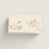"Disney Storybook" - Place Cards in Autumn by Morgan Ramberg - Folded Back of Card