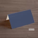"Down by the Sea" - Place Cards in Marine by Sandra Picco Design - Folded Back of Card