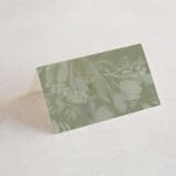 "Spring Dash" - Place Cards in Pewter by Grace Kreinbrink - Blank front