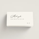 "SoHo" - Place Cards in Silk by Kelly Schmidt - Folded with Free Guest Printing