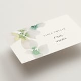 "Whispered" - Place Cards in Springtime by Design Lotus - Detail