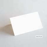 "Flourish" - Place Cards in Antique by Jennifer Postorino - Folded Back of Card