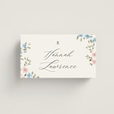 "Disney's Once Upon In a Dream" - Place Cards in Spring by Petra Kern - Front with Free Guest Printing