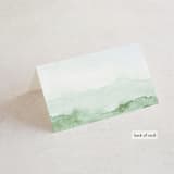 "mountain wedding" - Place Cards in Summer by Anastasia Makarova - Folded Back of Card