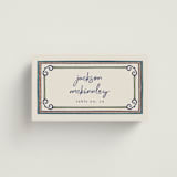 "Vase" - Place Cards in Neptune by Kelly Watkins - Flat with Guest Name Printing