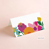 "To the max" - Place Cards in Garden by Inkblot Design - Folded Back of Card