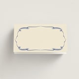 "Santa Catalina" - Place Cards in Marseille Blue by Ani Somi - Blank front