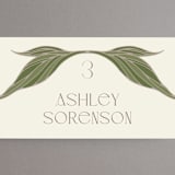 "1081" - Place Cards in Blush by GeekInk Design - Detail