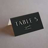 "Entwine" - Place Cards in Matchbook by Christie Garcia - Folded with Free Guest Printing