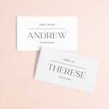 "tomorrows" - Place Cards in Ink by Lori Wemple - Front with Free Guest Printing